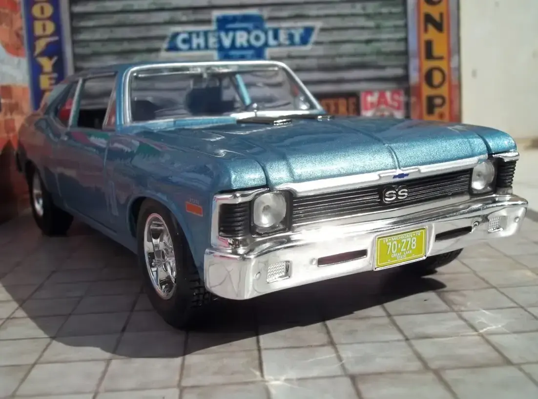 maquetas armadas Chevrolet Chevy SS Nova 1970