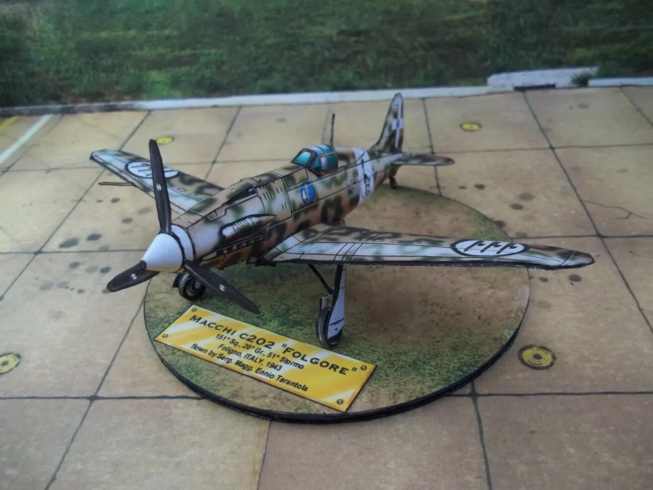 MACCHI C202 FOLGORE  maquetas-armadas.com 
