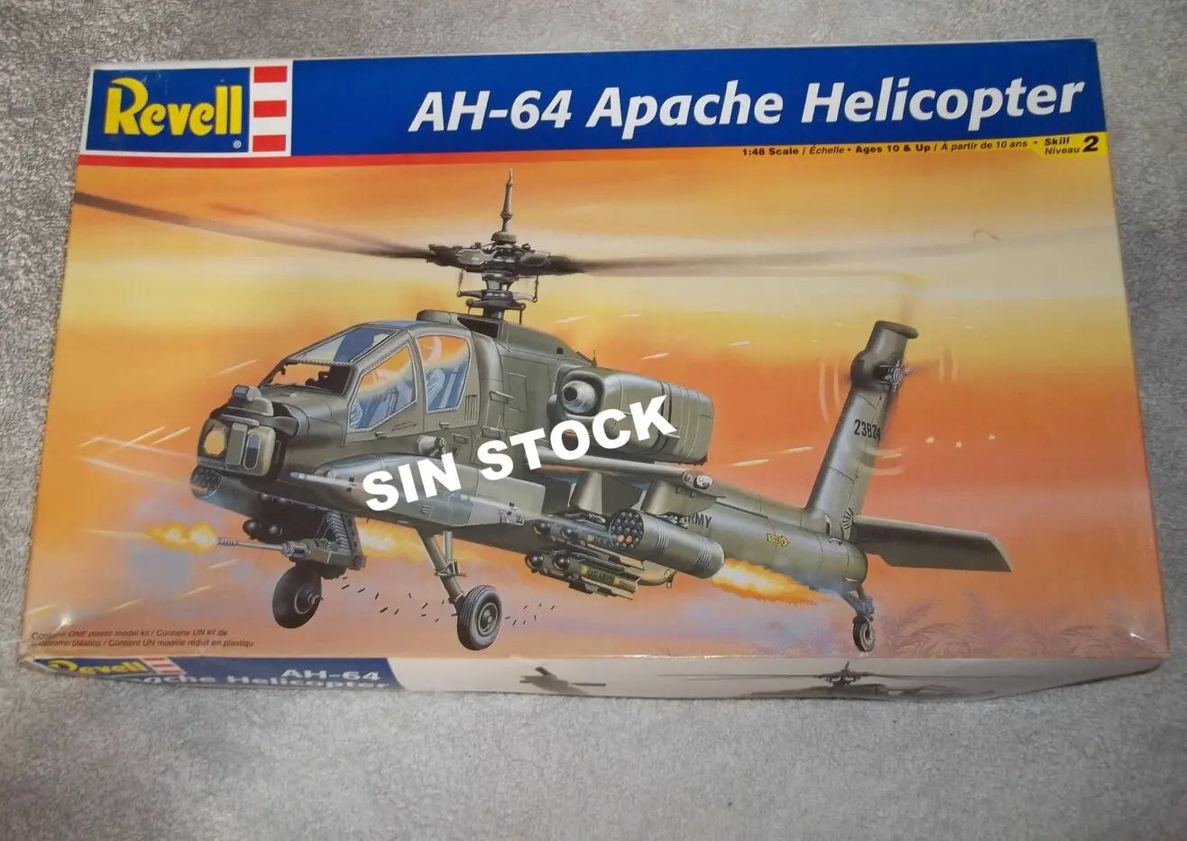 APACHE AH-64 1/48 REVELL maquetas-armadas.com
