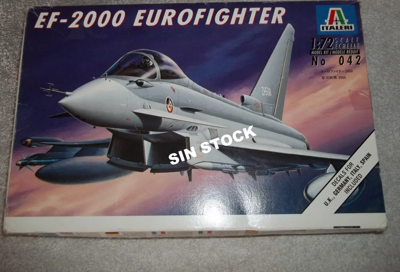 EUROFIGHTER EF-2000 ITALERI 1/72  maquetas-armadas.com