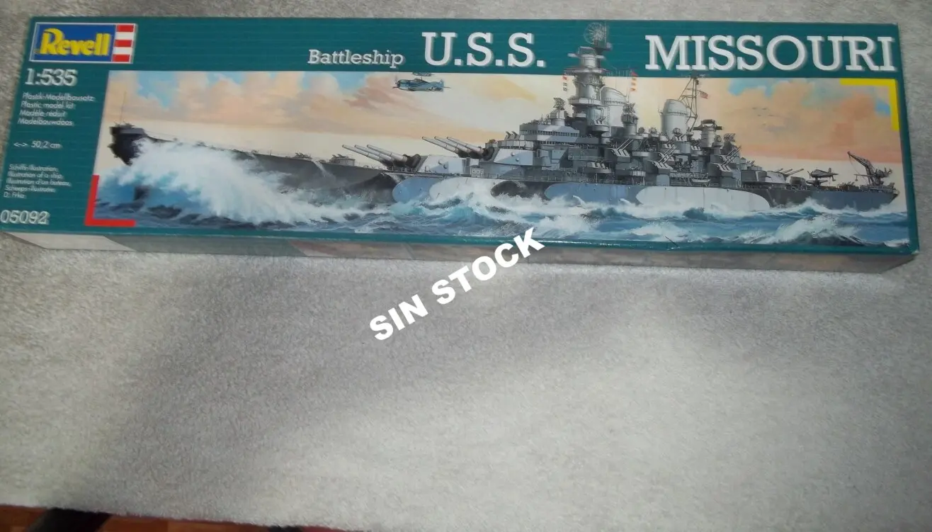 USS MISSOURI 1/535 REVELL  maquetas-armadas.com