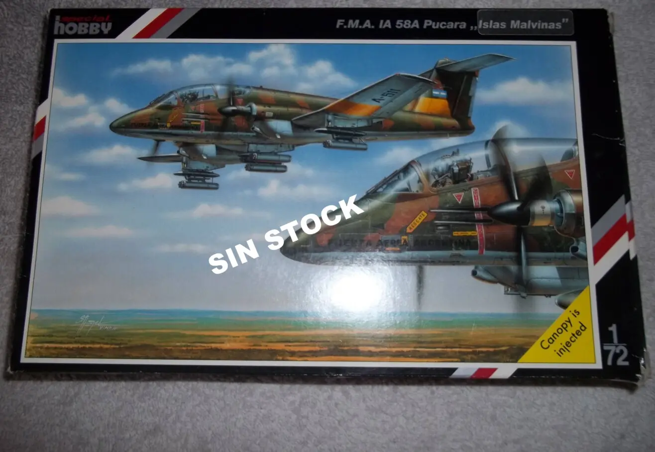 PUCARA IA 58 A FMA SPECIAL HOBBY 1/72 maquetas-armadas.com