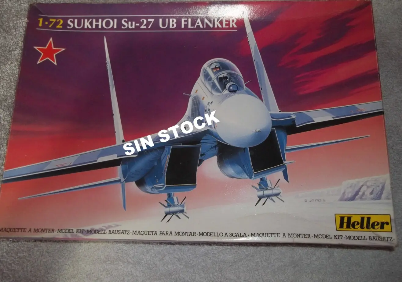 SUKHOI SU 27UB FLANKER 1/72 HELLER maquetas-armadas.com