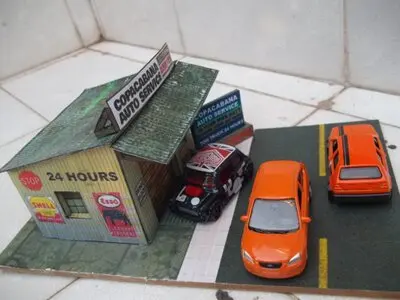 taller a escala 1/64 maquetas armadas