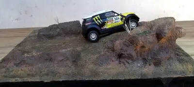 mini coopper diorama dakar maquetas armadas
