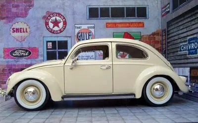 escarabajo 1/18 maquetas armadas